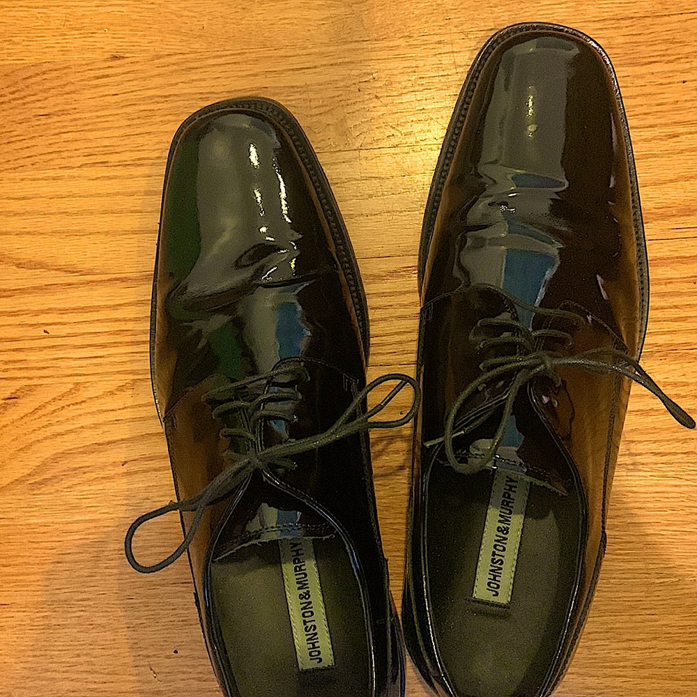 Johnston and Murphy Men’s Patent Leather Shoes